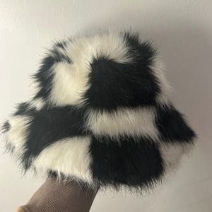 Urban Outfitters Ace Fluffy Faux Fur Bucket Hat